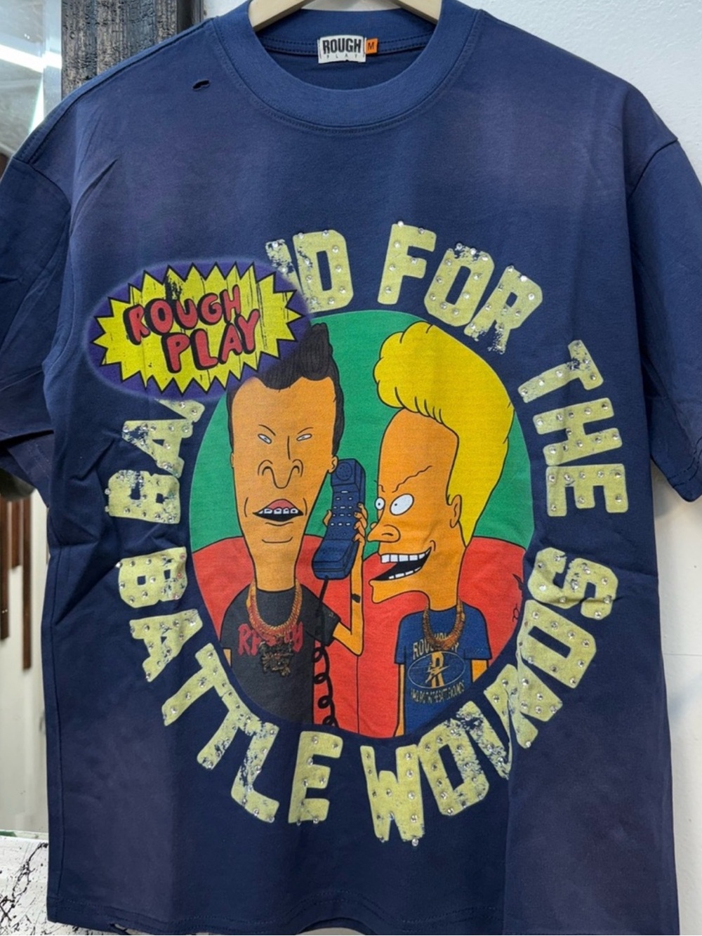 Rough Play double graphic Beavis & Butthead T-shirt